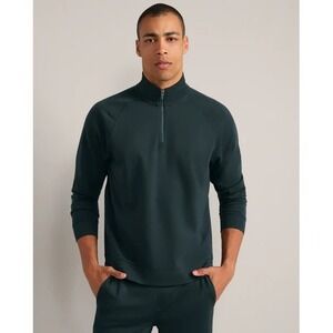 Rhone DreamState 1/4 Zip Pullvoer in Wild Forest Men Small Performance NWT $128